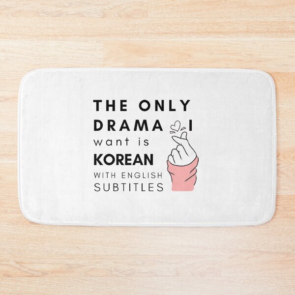 Item preview, The Only Drama I Want Is Korean With English Subtitles designed and sold by 4chraf.