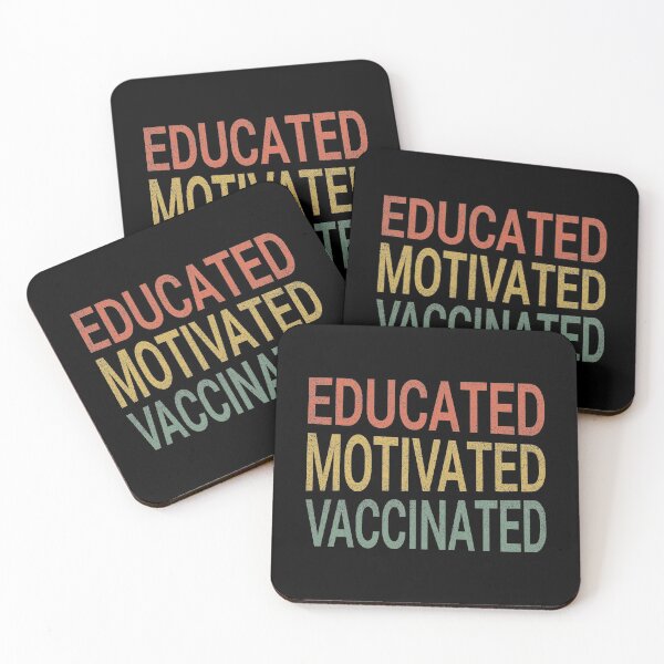 Item preview, Educated Motivated Vaccinated designed and sold by Doa-ibu.
