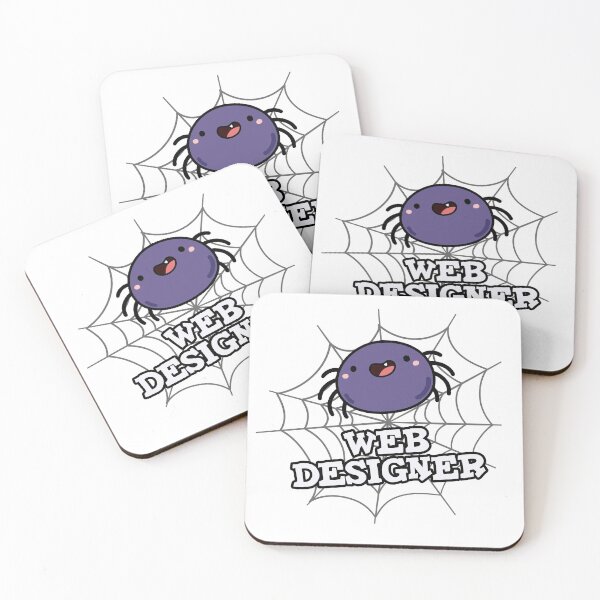 Item preview, Web Designer Funny Spider Puns  designed and sold by punnybone.