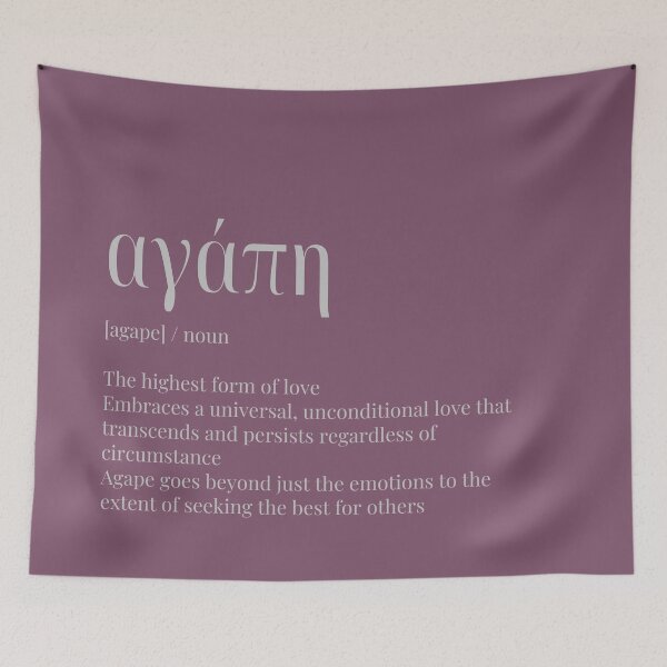 Item preview, Agape greek definition for love designed and sold by mirtoth.