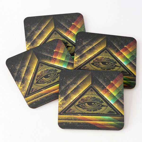 Item preview,  the all-seeing eye in gold dust designed and sold by 42youbest.