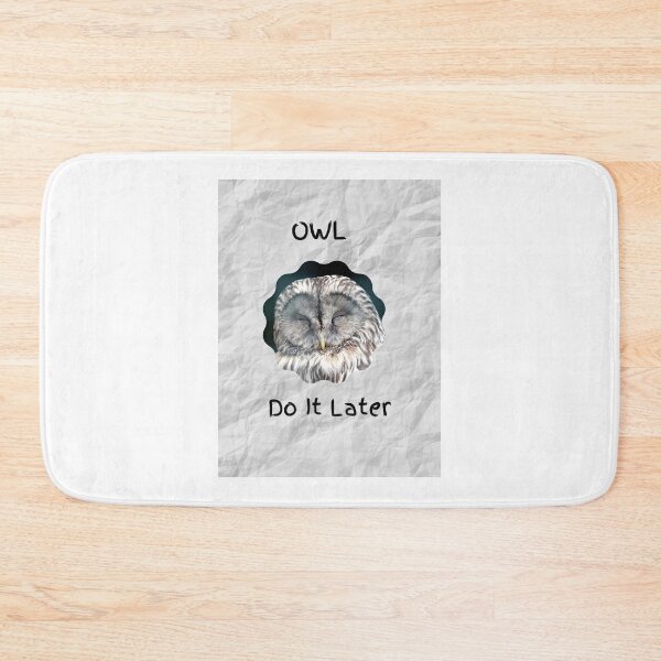 Item preview, Owl Do It Later designed and sold by Pradeepvithra.