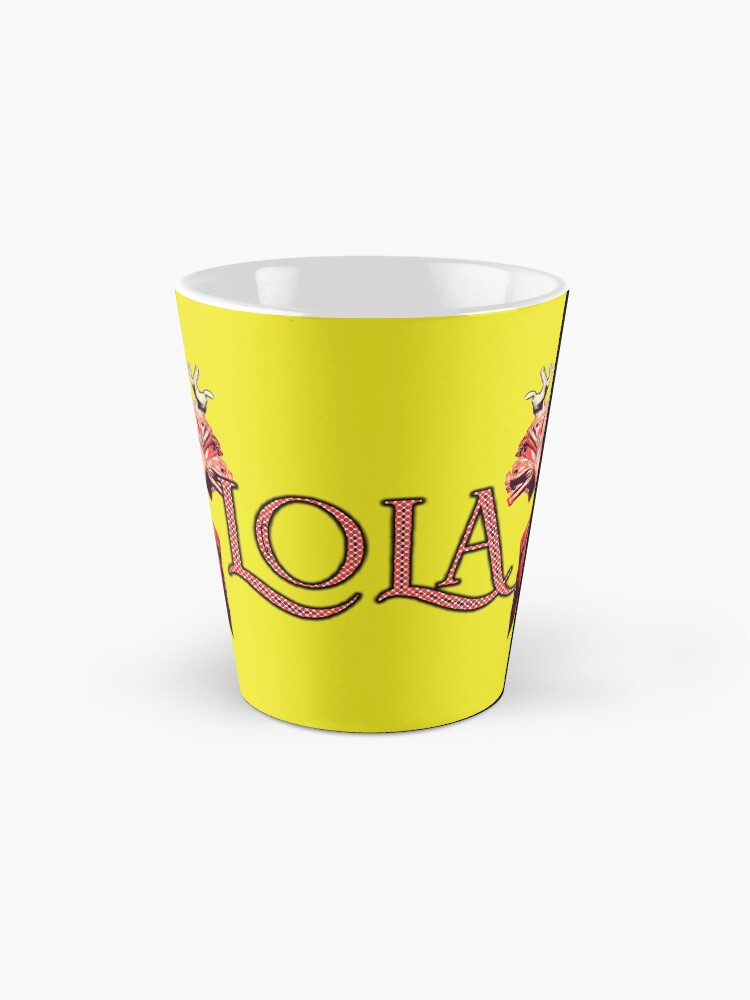 Imagen 2 de 4, Taza de café con la obra Lola Flores Fondo Amarillo, diseñada y vendida por danimota.