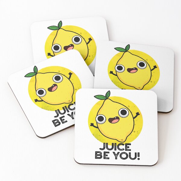 Item preview, Juice Be You Funny Lemon Puns  designed and sold by punnybone.