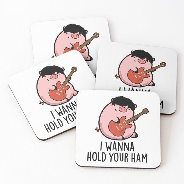 Item preview, I Wanna Hold Your Ham Funny Pig Puns  designed and sold by punnybone.
