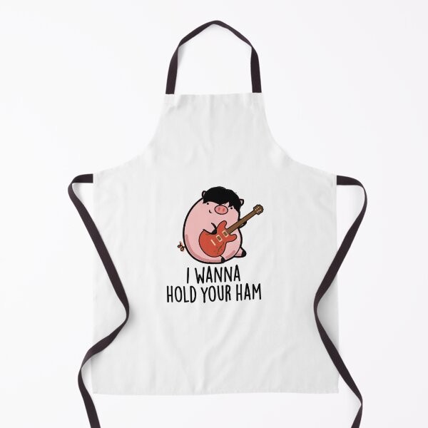 Item preview, I Wanna Hold Your Ham Funny Pig Puns designed and sold by punnybone.