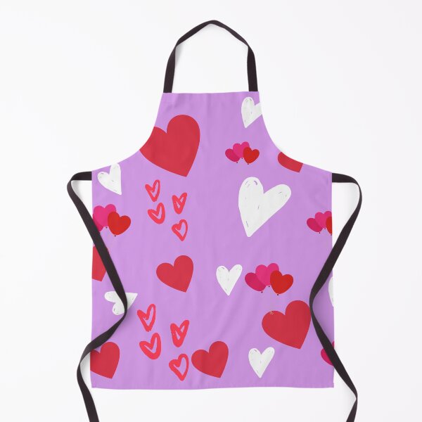 Item preview, Cool Red & White Hearts on Purple  designed and sold by ShallyLoves.