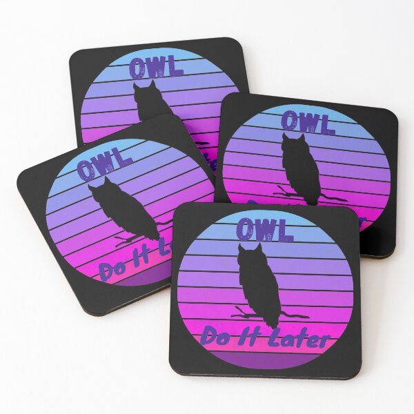 Item preview, Owl Do It Later designed and sold by StephenMollie.