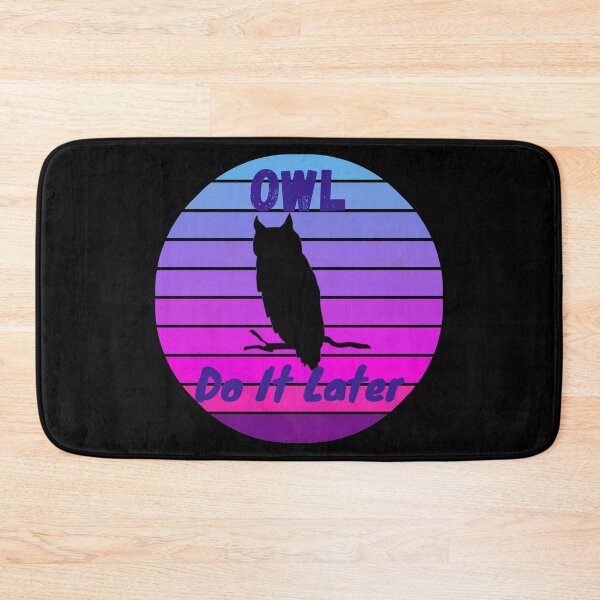 Item preview, Owl Do It Later designed and sold by StephenMollie.