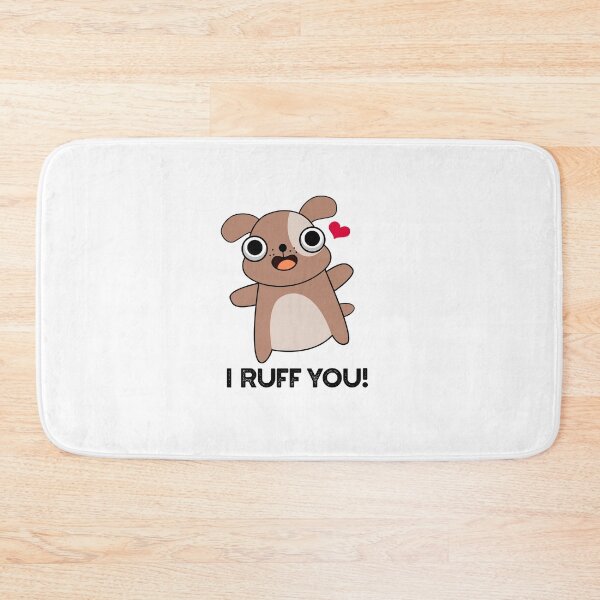 Item preview, I Ruff You Funny Dog Puns  designed and sold by punnybone.