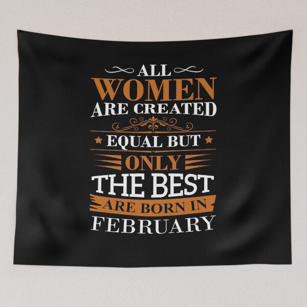 Item preview, Birthday Month February The Best Ladies  Gift designed and sold by Renergie.