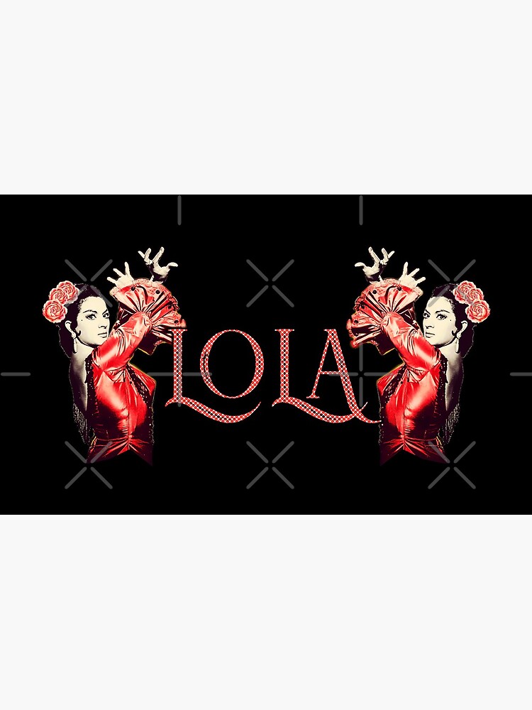 Imagen 4 de 4, Taza de café con la obra Lola Flores Fondo Negro, diseñada y vendida por danimota.