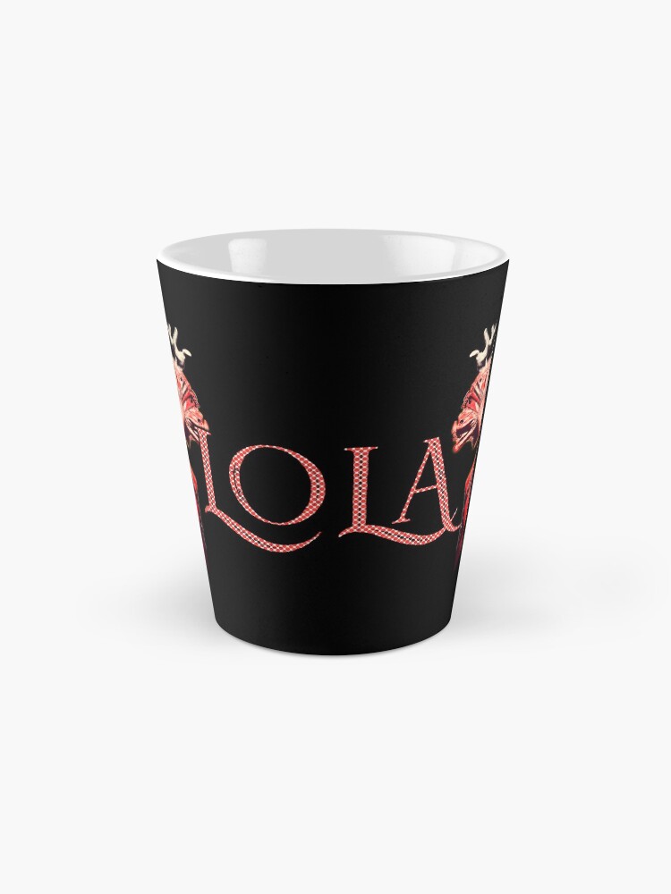 Imagen 2 de 4, Taza de café con la obra Lola Flores Fondo Negro, diseñada y vendida por danimota.