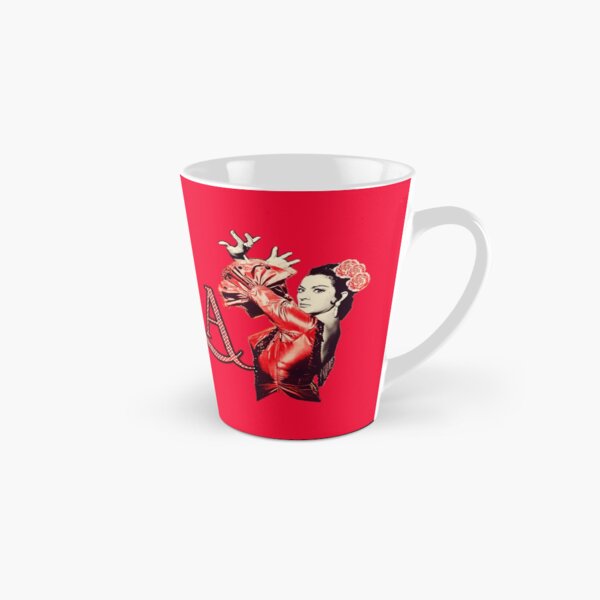 Vista previa del artículo con la obra «Lola Flores Fondo Rojo », diseñado y vendido por JmB Folkloricas.