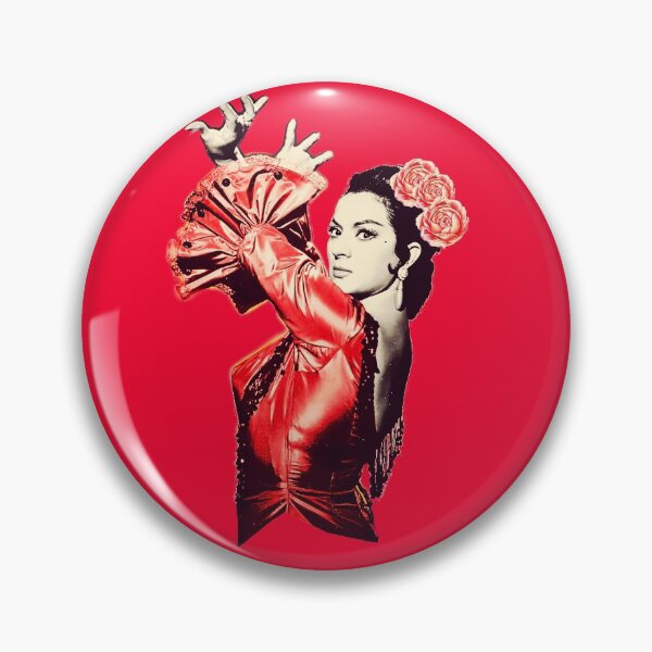 Item preview, Lola Flowers Red Background designed and sold by JmB Folkloricas.
