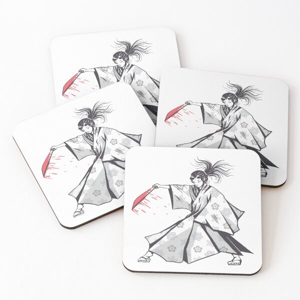Item preview, Female Samurai - Woman With A Bloody Sword designed and sold by Shirtey.