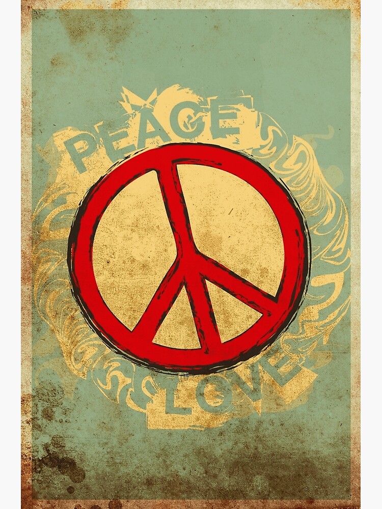 Aperçu 3 sur 3. Poster avec l'œuvre Moschino Peace Love créée et vendue par MathewCullen.
