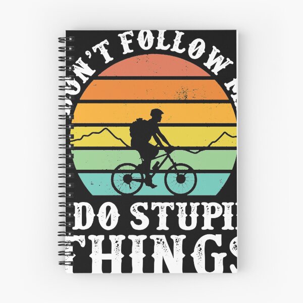 Item preview, Don't Follow Me I Do Stupid Things Vintage Mountain Biking designed and sold by mlemmlem22.