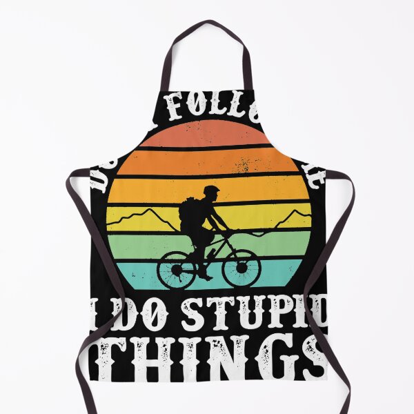 Item preview, Don't Follow Me I Do Stupid Things Vintage Mountain Biking designed and sold by mlemmlem22.