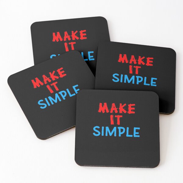 Item preview, Make it simple text based designs designed and sold by Allan Boutique.