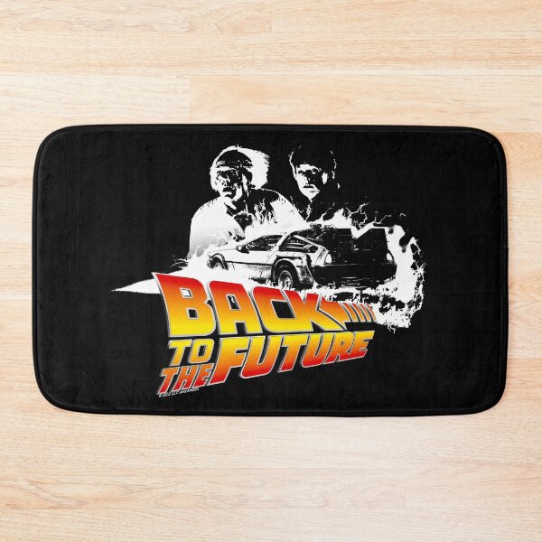 Item preview, Back to the Future - DeLorean Fire Tracks, Marty and Doc Stencil Fan Art designed and sold by DoggoTankDesign.