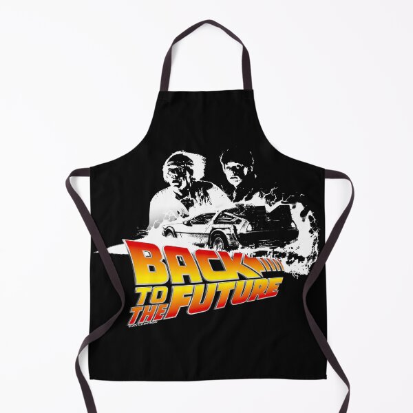 Item preview, Back to the Future - DeLorean Fire Tracks, Marty and Doc Stencil Fan Art designed and sold by DoggoTankDesign.