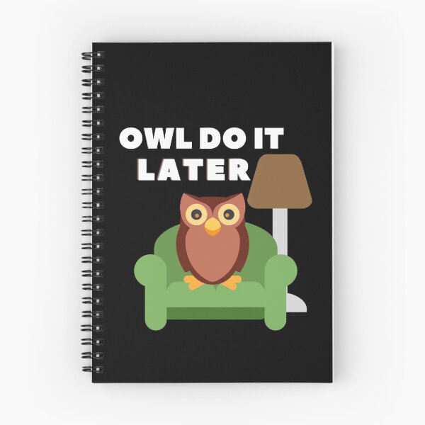 Item preview, Owl Do It Later designed and sold by SunfullyYours.