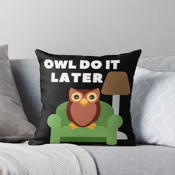 Item preview, Owl Do It Later designed and sold by SunfullyYours.