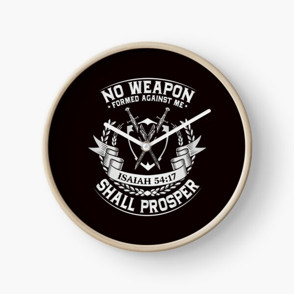 Item preview, No weapon formed against me shall prosper. designed and sold by MerchReimagine.