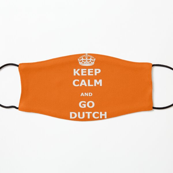 Keep Calm and Go Dutch Kids Mask