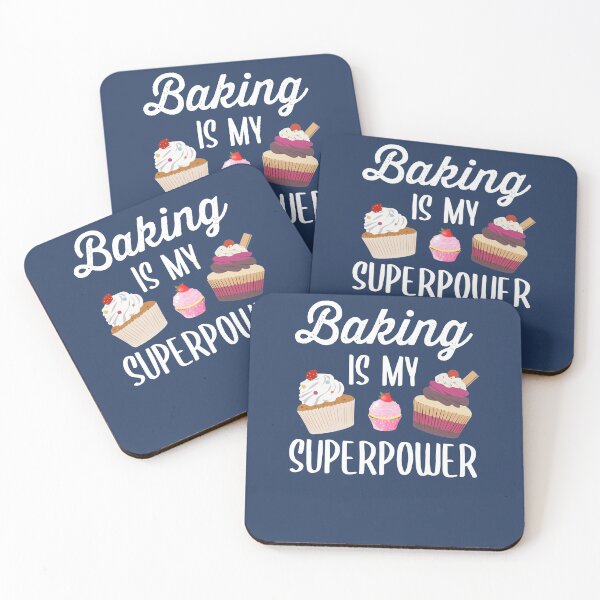 Item preview, Baking Is My Superpower designed and sold by azmndesigns.
