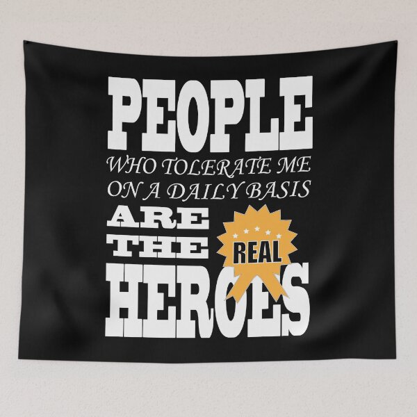 Item preview, PEOPLE ARE THE REAL HEROES designed and sold by JockArts.