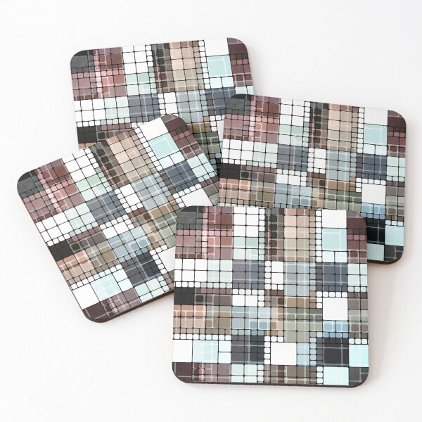 Item preview, Retro Textured Squares Pattern designed and sold by Phil Perkins.