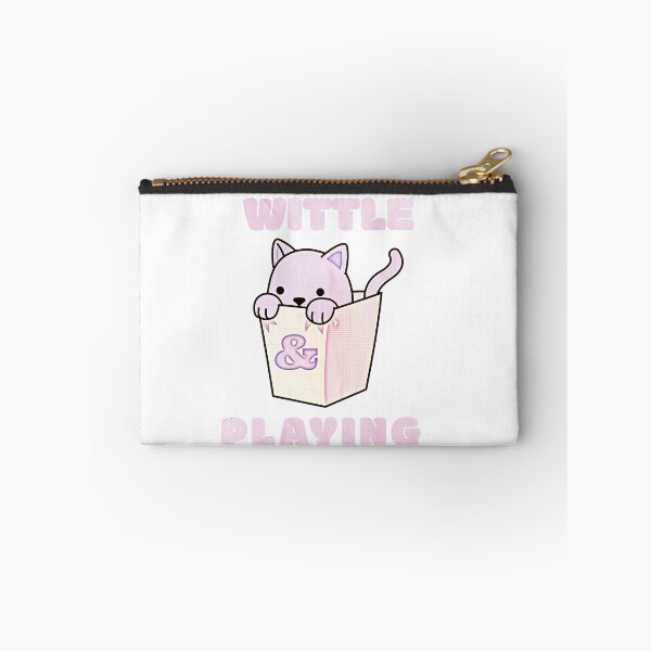 Artikelvorschau, WAP Little Pink Kitten Wittle und spielen süße Kitty in einem Korb Kunst entworfen und verkauft von TeachUrb.