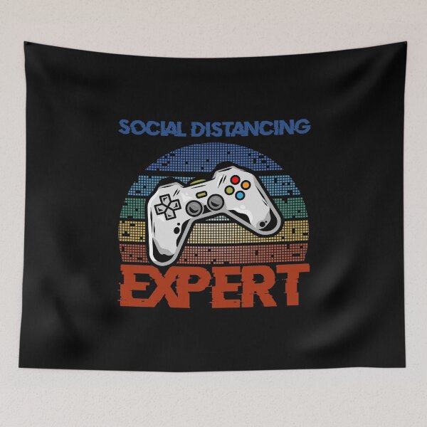 Item preview, Social Distancing Expert Gaming Video Gamer Boys Men Gift designed and sold by kenishahembree.