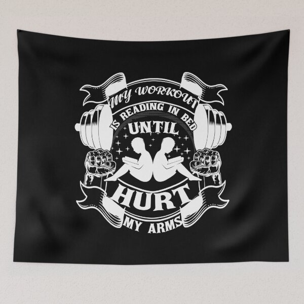 Item preview, My Workout Is Reading In Bed Until My Arms Hurt designed and sold by ADAMYASS.