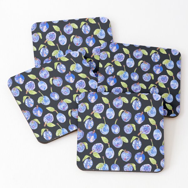 Item preview, Summer Plums Pattern - Night designed and sold by beccaboyce.