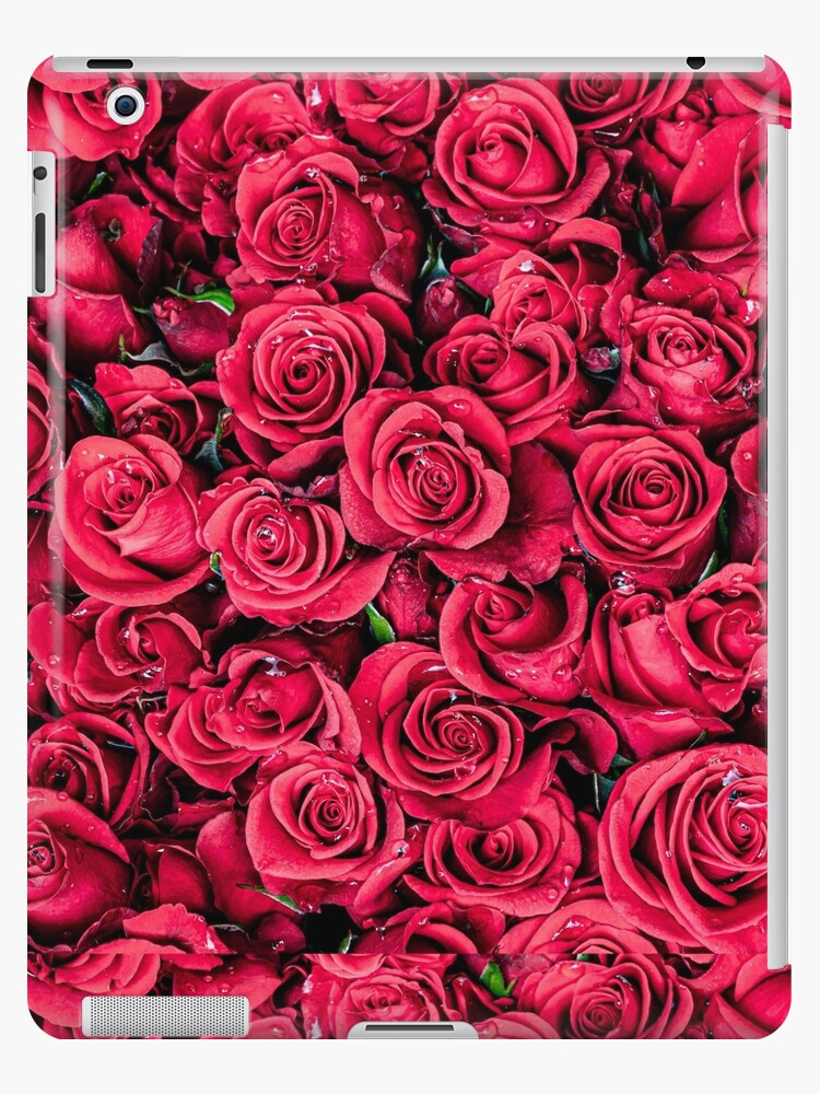 Funda y vinilo para iPad «Ramo de flores de rosas rojas» de amos20111 |  Redbubble