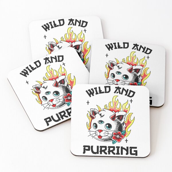 Item preview,  WAP Wild Cool Little Biker Kitten Purring And Playing Evil Wittle Fireball of Furry Fury designed and sold by TeachUrb.