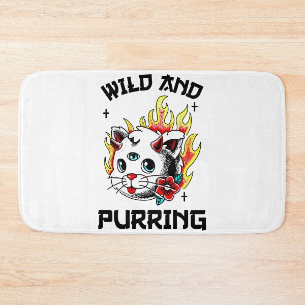 Item preview,  WAP Wild Cool Little Biker Kitten Purring And Playing Evil Wittle Fireball of Furry Fury designed and sold by TeachUrb.