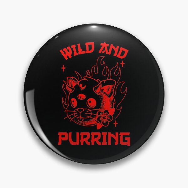 Item preview, WAP Wild Little Black and Red Kitten Purring And Playing Evil Wittle Fireball of Furry Fury designed and sold by TeachUrb.