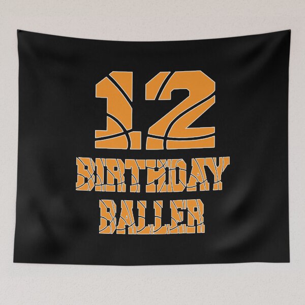 Item preview, 12th Birthday Baller Boy 12 Years Old Basketball Theme Party product designed and sold by Grabitees.