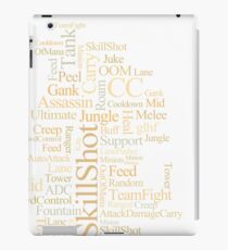 MOBA wordcloud - sand iPad Case/Skin