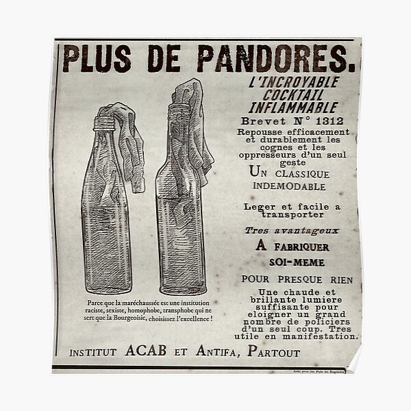 Publicité vintage Molotov - Version fr Poster