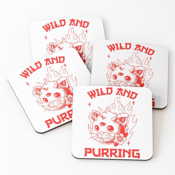 Item preview, Wild Little White and Red Kitten Purring And Playing Evil Wittle Fireball of Furry Fury designed and sold by TeachUrb.