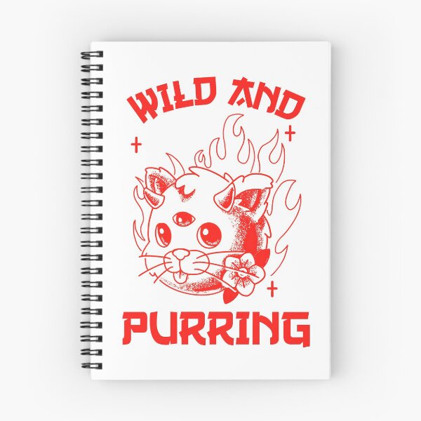 Item preview, Wild Little White and Red Kitten Purring And Playing Evil Wittle Fireball of Furry Fury designed and sold by TeachUrb.