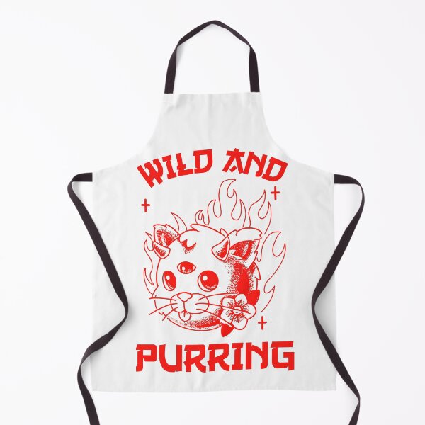 Item preview, Wild Little White and Red Kitten Purring And Playing Evil Wittle Fireball of Furry Fury designed and sold by TeachUrb.