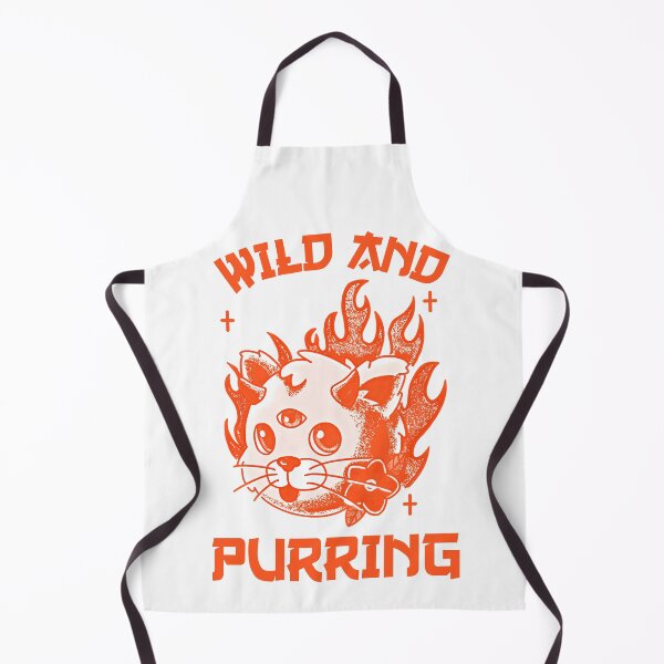 Item preview, Wild Little White and Orange Kitten Purring And Playing Evil Wittle Fireball of Furry Fury Art designed and sold by TeachUrb.