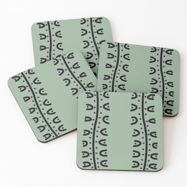 Item preview, Batik traditional  sage green creative pattern designed and sold by Pasan-hpmm.