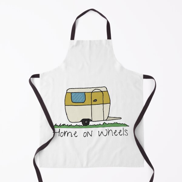 Item preview, Cute retro caravan, yellow designed and sold by FoxCalledThread.